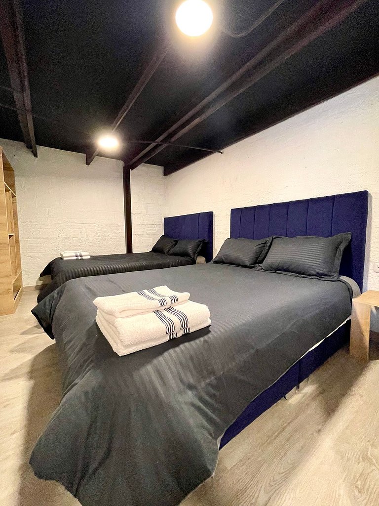 Apartamento privado Hotel Bogotá Smart TV WiFi cocina baño