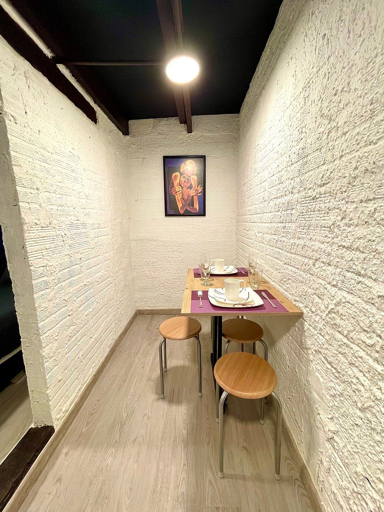 Apartamento privado Hotel Bogotá Smart TV WiFi cocina baño