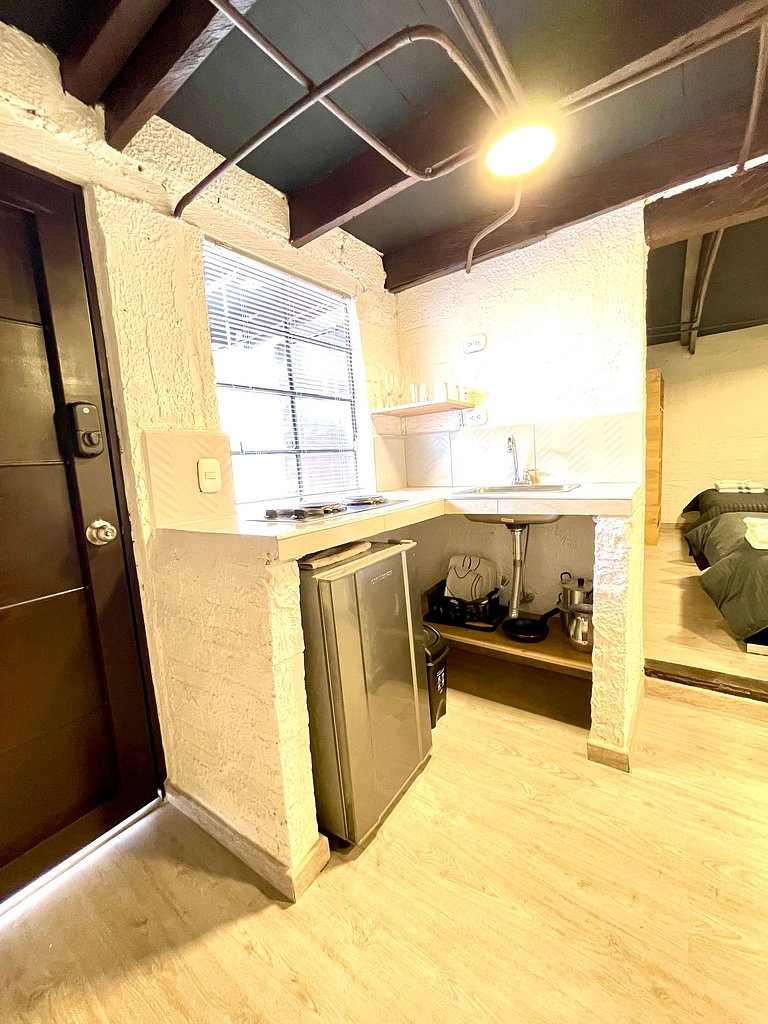 Apartamento privado Hotel Bogotá Smart TV WiFi cocina baño