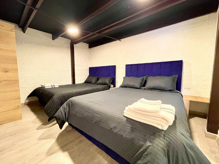 Apartamento privado Hotel Bogotá Smart TV WiFi cocina baño