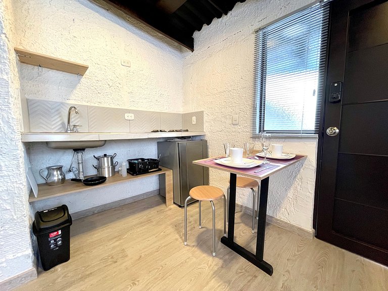 Apartamento privado Hotel Bogotá Smart TV WiFi cocina baño