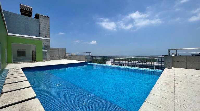 Luxury Apartamento Hilton WI-FI, TV, Piscina y Gym