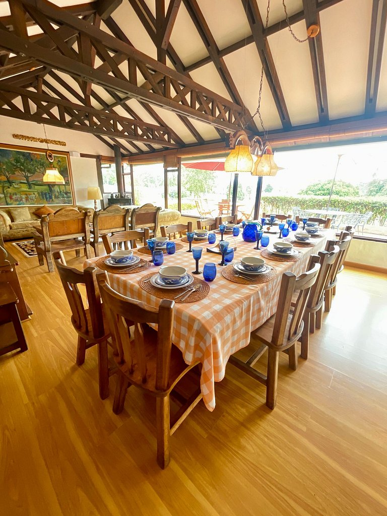 Fantástica Hacienda Represa del Sisga WiFi TV BBQ